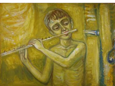 Print of Figurative Music Paintings by Sergey Prin