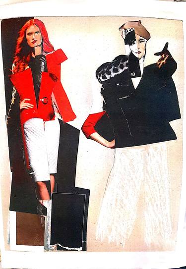 Print of Abstract Expressionism Fashion Collage by Ana Matić