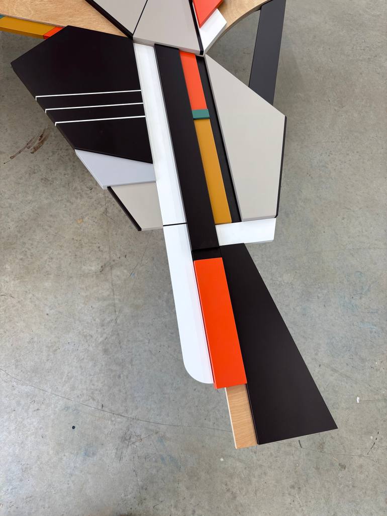 Original Bauhaus Abstract Sculpture by Scott Troxel