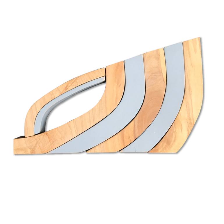 "Waveform" Modernist Wood wall sculpture Original Sculpture by scott troxel