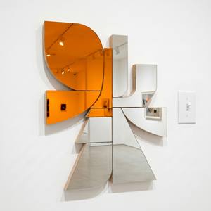 MP7 (Mirror Pop 7) Contemporary Abstract Mirrored Wall Sculpture
