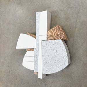 "Tulipe IV"  Wood Wall Sculpture