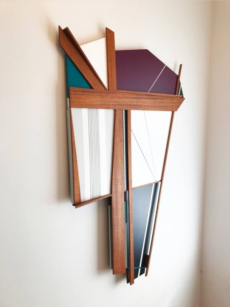 Original Cubism Abstract Sculpture by Scott Troxel