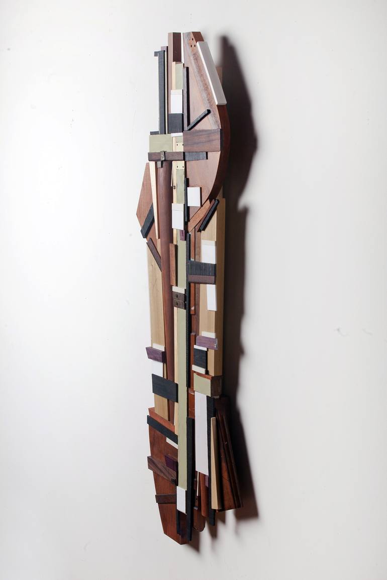 Original Cubism Abstract Sculpture by Scott Troxel