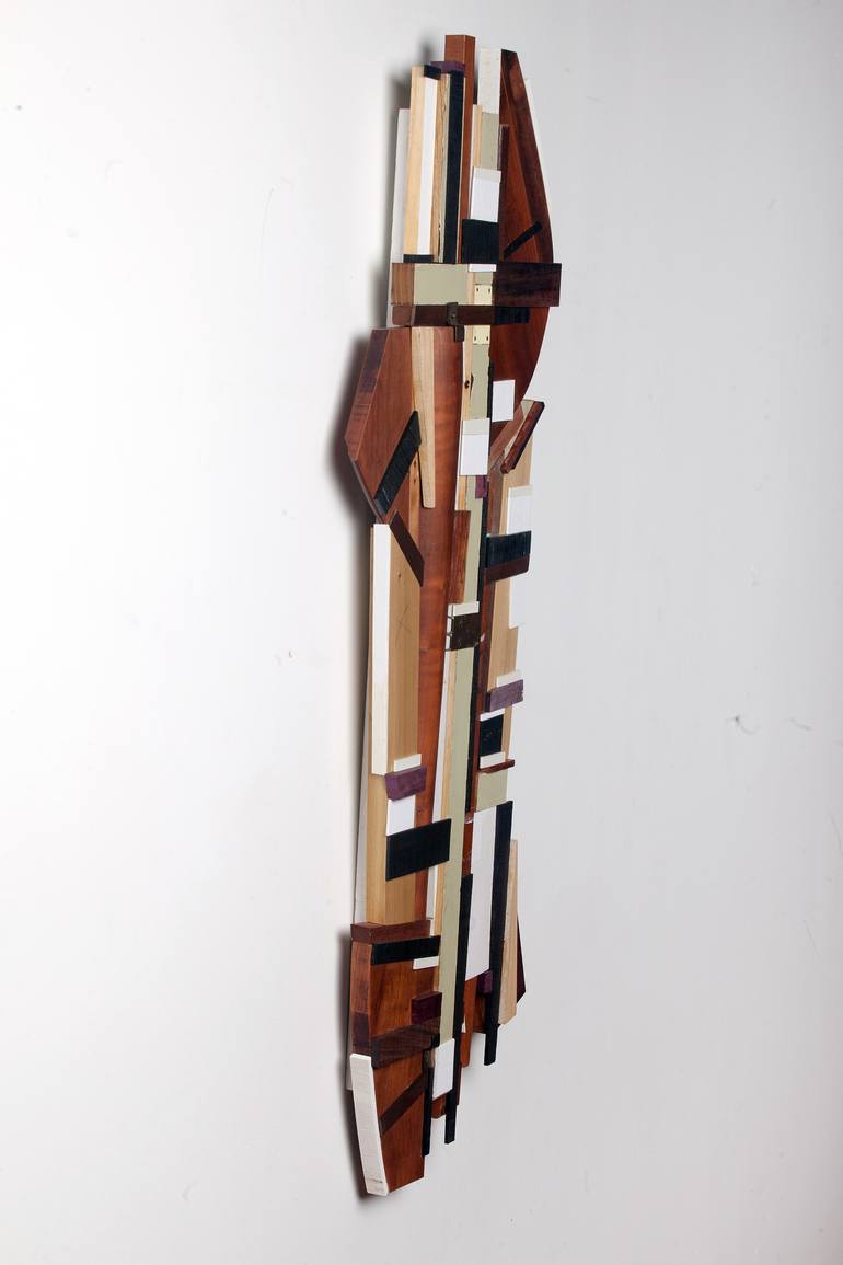 Original Cubism Abstract Sculpture by Scott Troxel