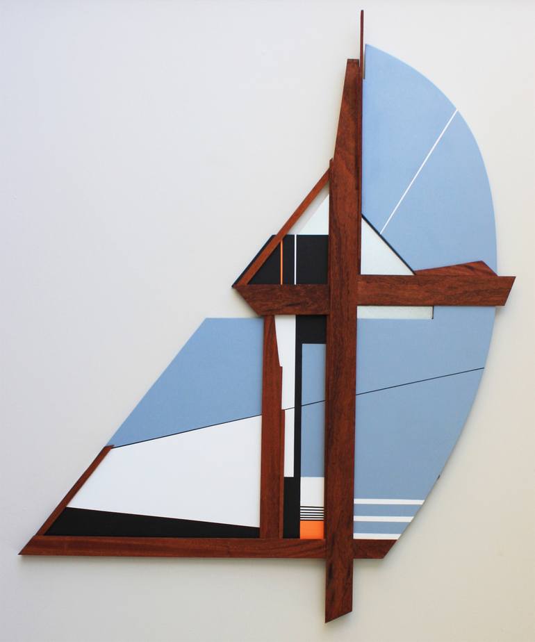 Original Cubism Abstract Sculpture by Scott Troxel