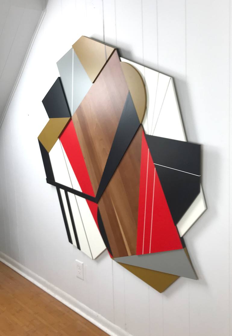 Original Cubism Abstract Sculpture by Scott Troxel