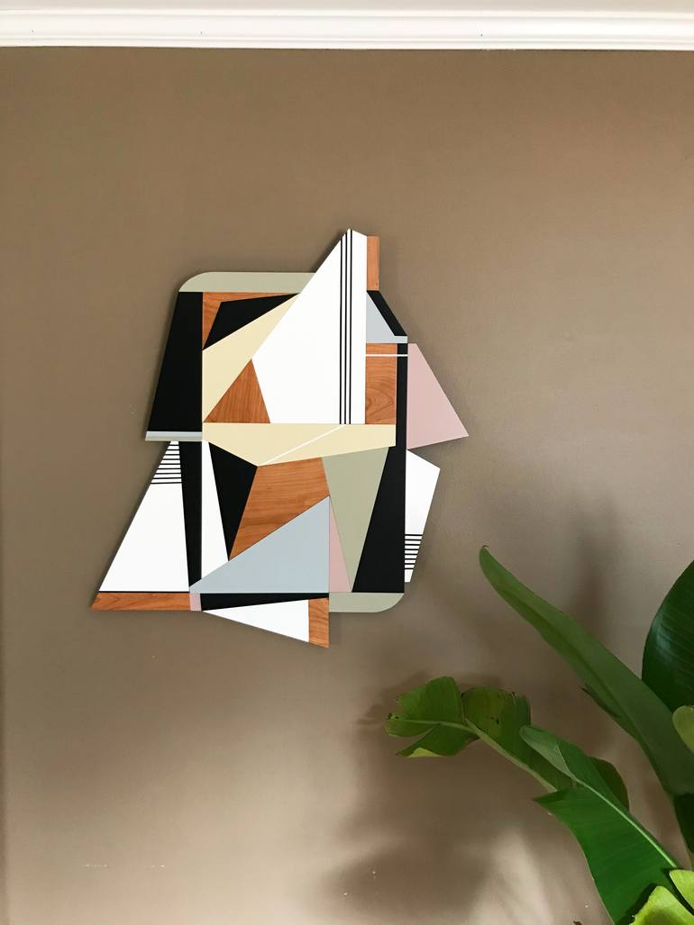 Original Cubism Abstract Sculpture by Scott Troxel