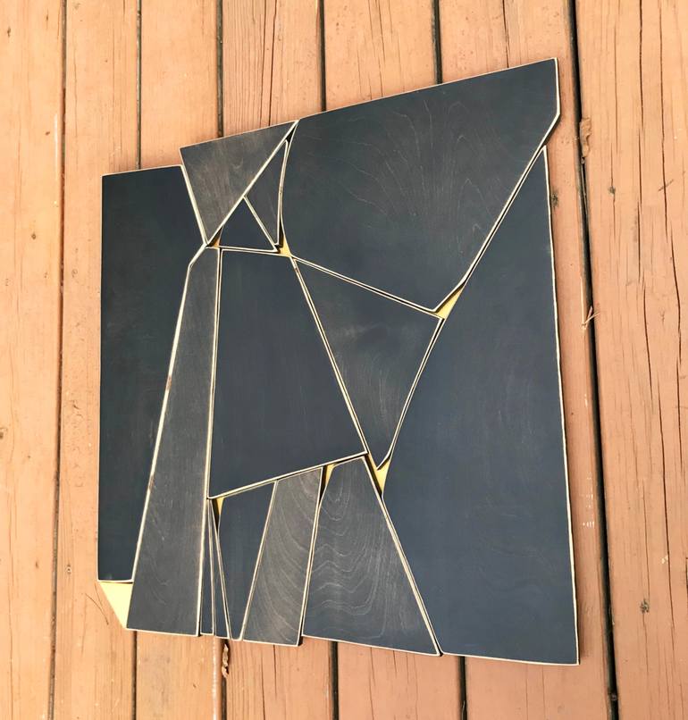 Original Art Deco Abstract Sculpture by Scott Troxel