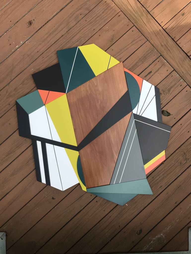 Original Cubism Abstract Sculpture by Scott Troxel