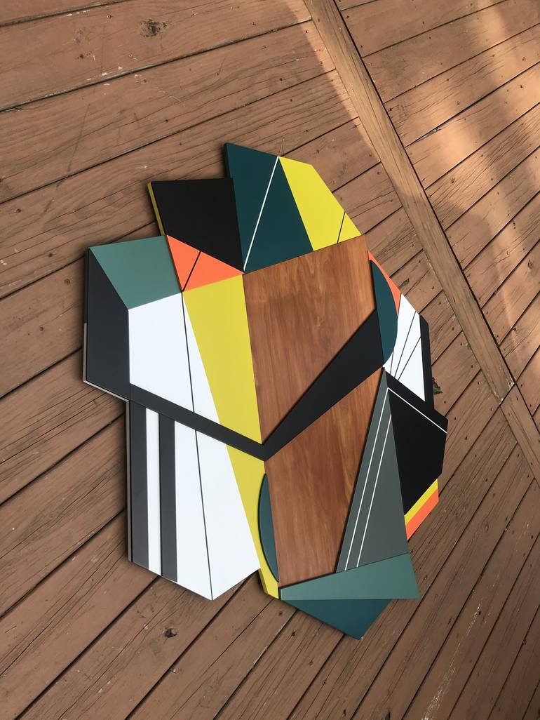 Original Cubism Abstract Sculpture by Scott Troxel