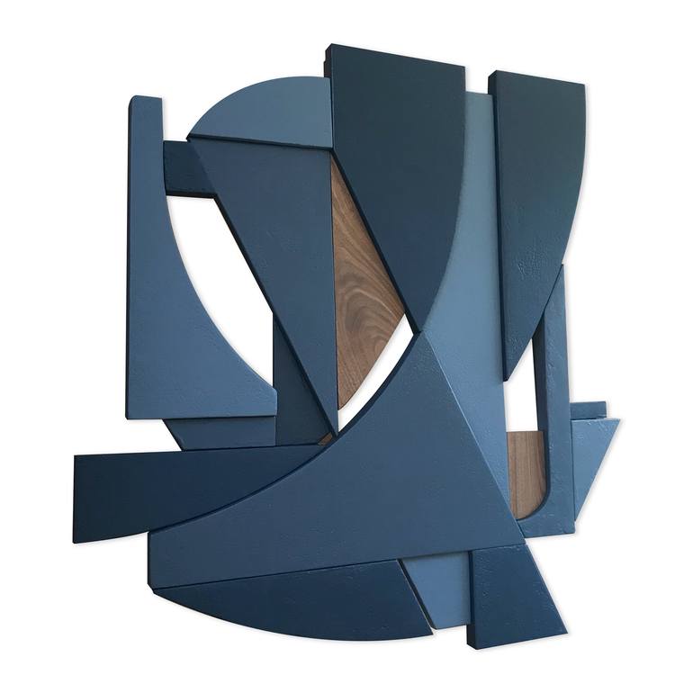 Original Cubism Abstract Sculpture by Scott Troxel