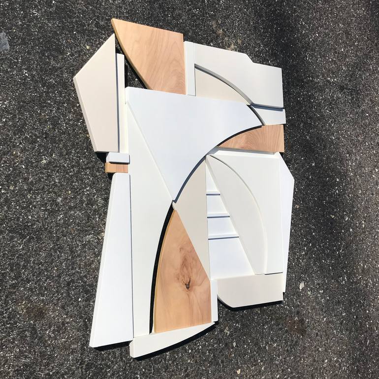 Original Art Deco Abstract Sculpture by Scott Troxel