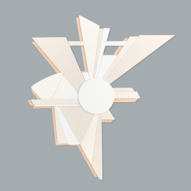 Original Art Deco Abstract Sculpture by Scott Troxel