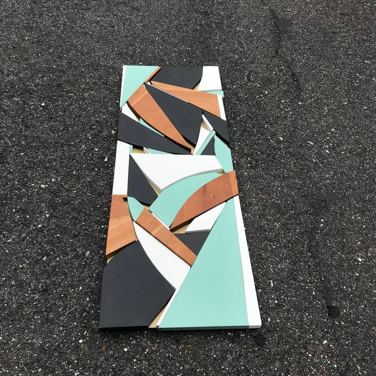 Original Art Deco Abstract Sculpture by Scott Troxel