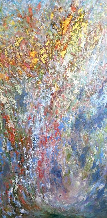 Original Fine Art Abstract Painting by Kyung Sun