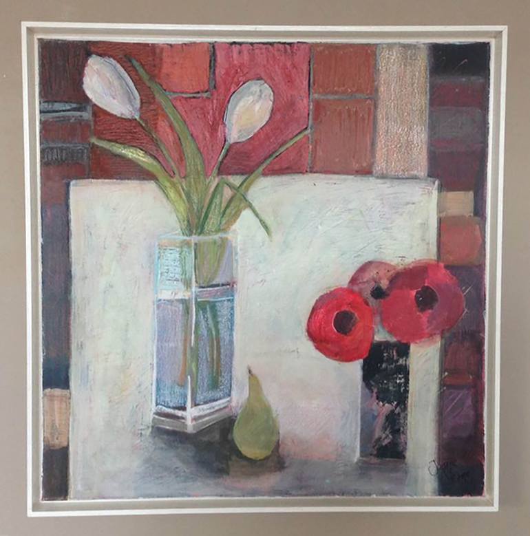 Original Abstract Still Life Painting by Jo Sharpe