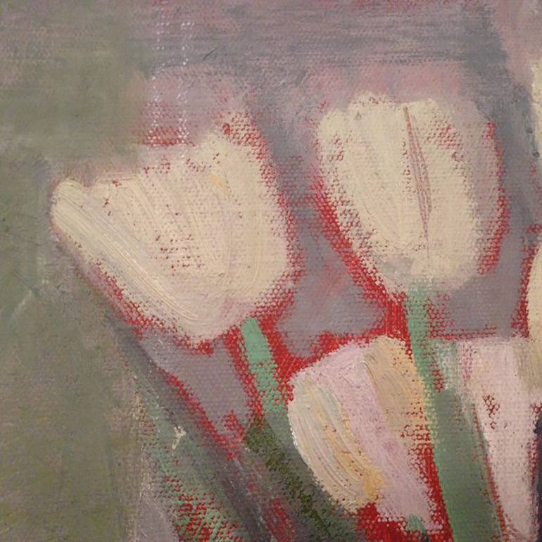 Original Abstract Still Life Painting by Jo Sharpe