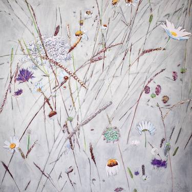 Print of Abstract Nature Mixed Media by Jo Sharpe