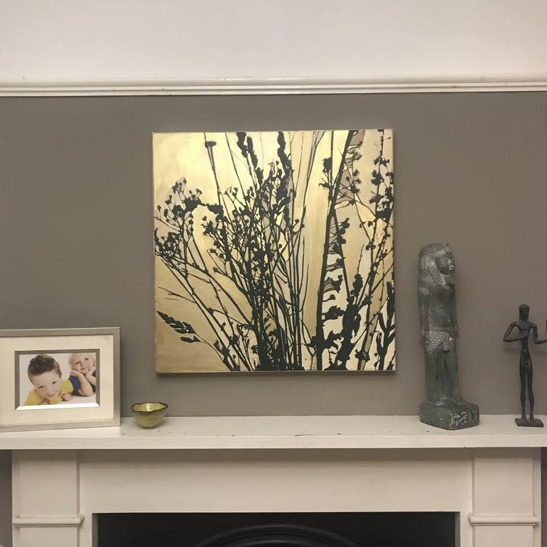 Original Art Deco Nature Painting by Jo Sharpe