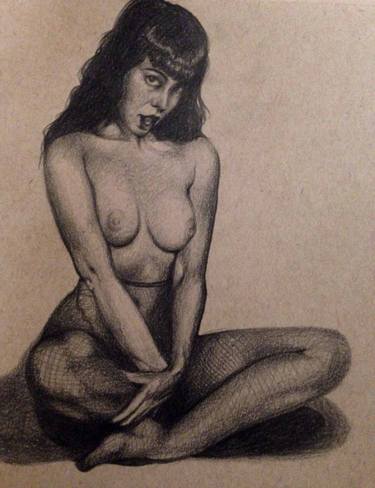 Original Expressionism Erotic Drawings by sophia matia
