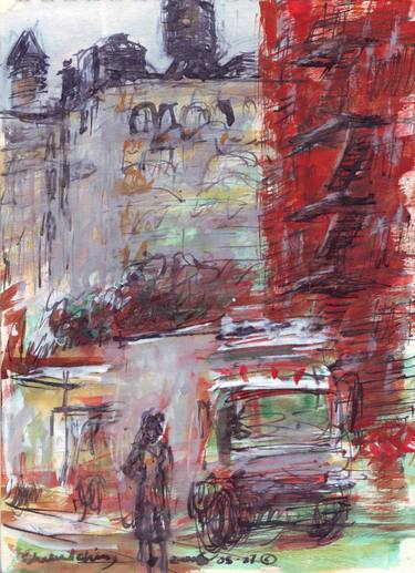 Print of Expressionism Architecture Paintings by Edward VisualArt