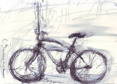 Print of Bicycle Paintings by Edward VisualArt