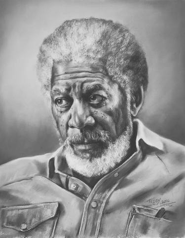 Portrait of Morgan Freeman thumb