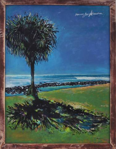 Print of Art Deco Beach Paintings by Marcus Brightmore