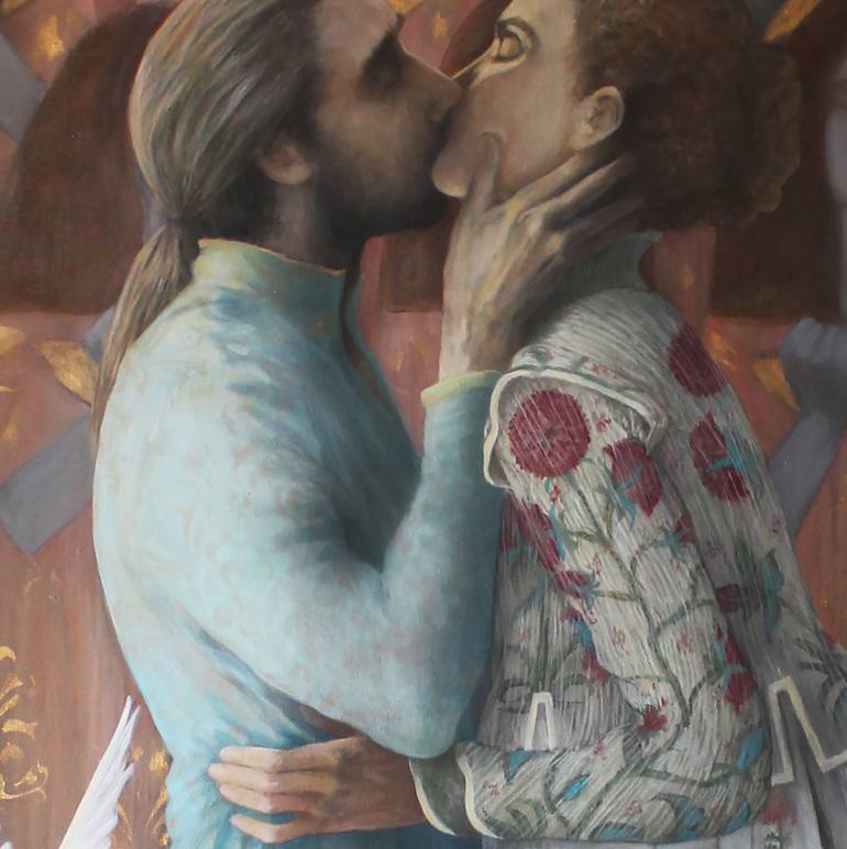 Original Figurative Women Painting by Mishi Bellamy