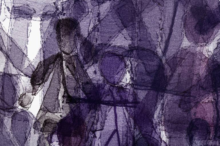 Original Modernism People Collage by Malgorzata Jablonska
