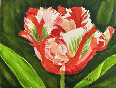 Original Figurative Floral Paintings by Grace McKee