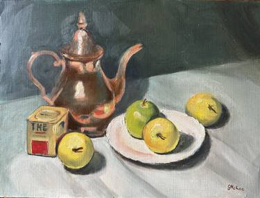 Original Fine Art Still Life Paintings by Grace McKee