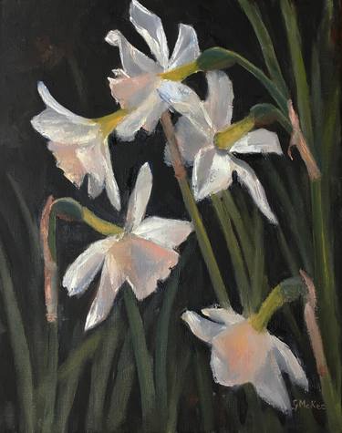 Original Fine Art Floral Paintings by Grace McKee