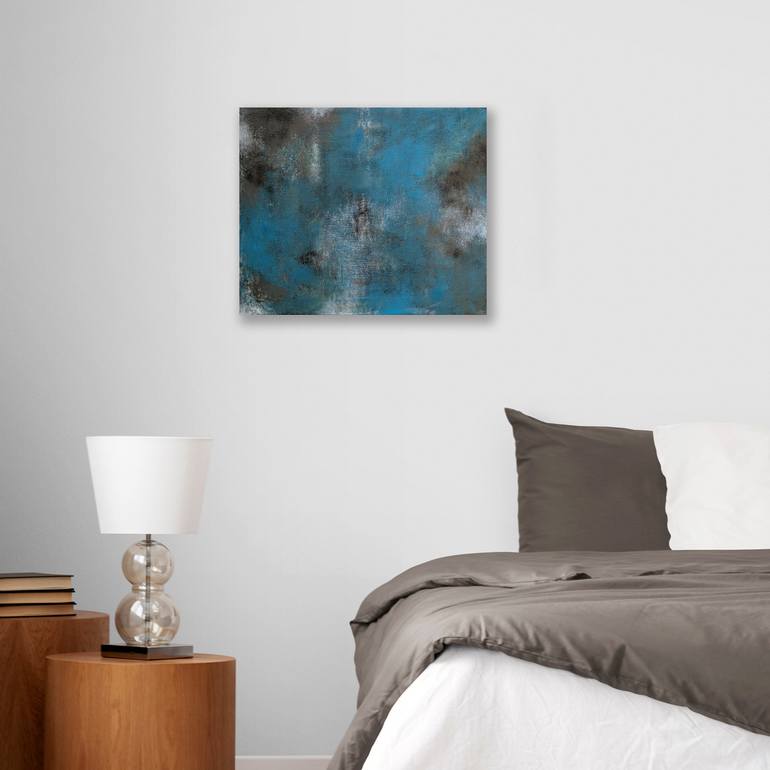 Original Abstract Expressionism Abstract Painting by Rina Ota