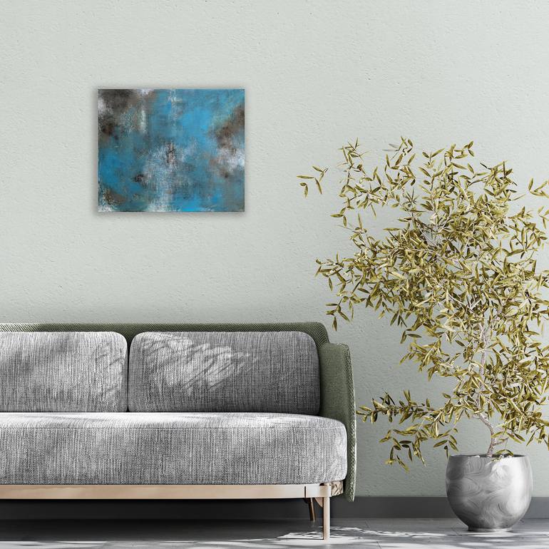 Original Abstract Expressionism Abstract Painting by Rina Ota