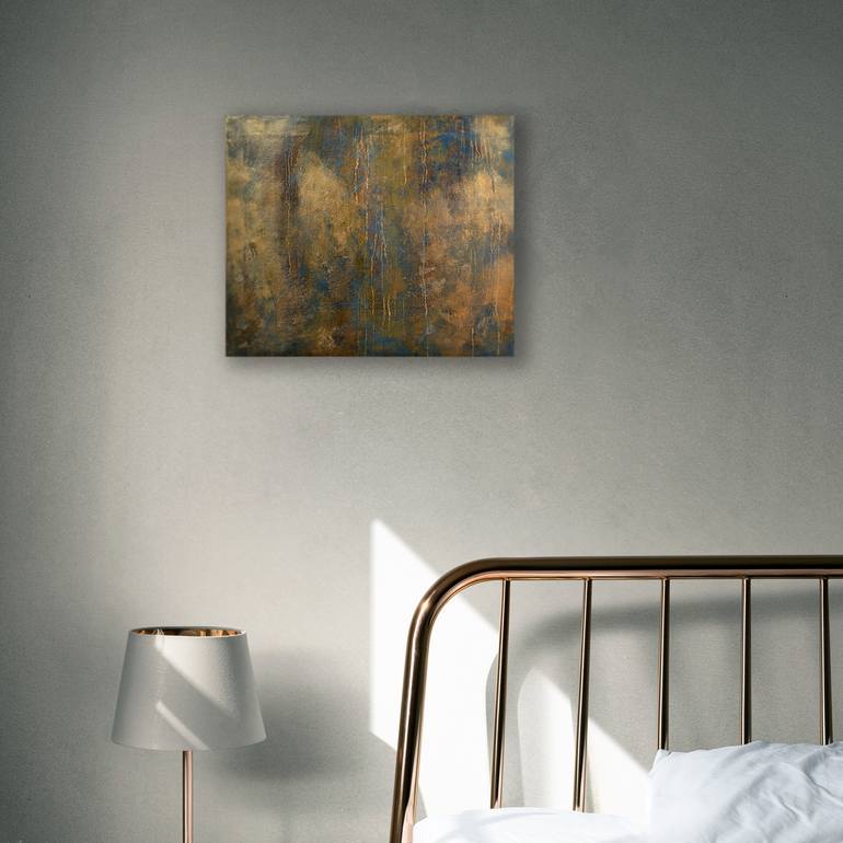 Original Abstract Expressionism Abstract Painting by Rina Ota