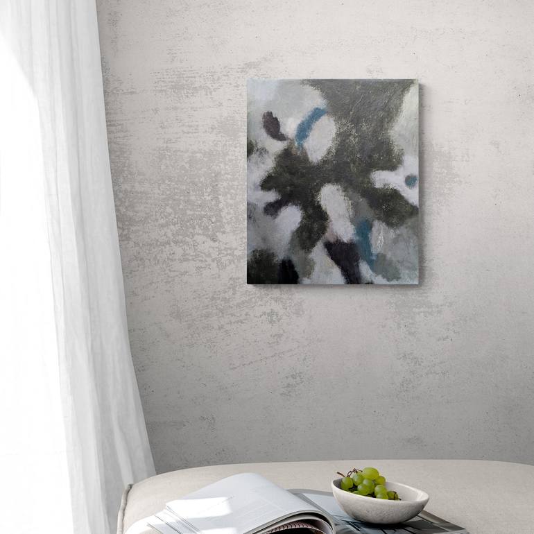 Original Abstract Expressionism Abstract Painting by Rina Ota