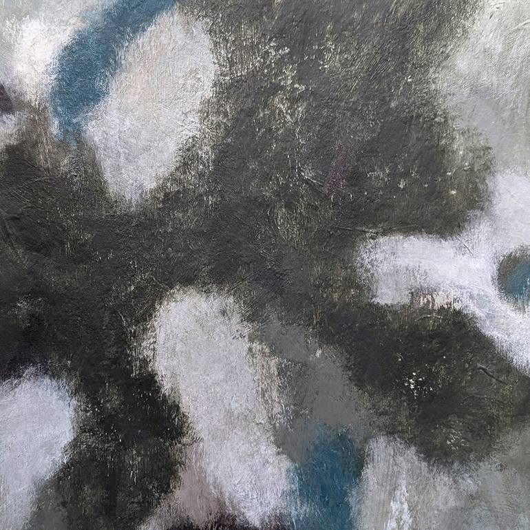 Original Abstract Expressionism Abstract Painting by Rina Ota