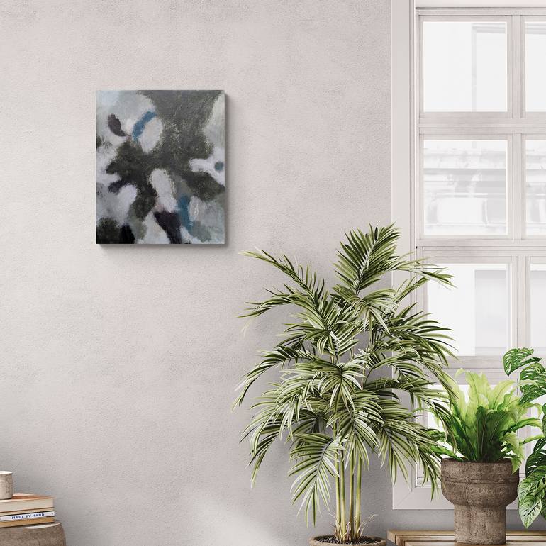 Original Abstract Expressionism Abstract Painting by Rina Ota