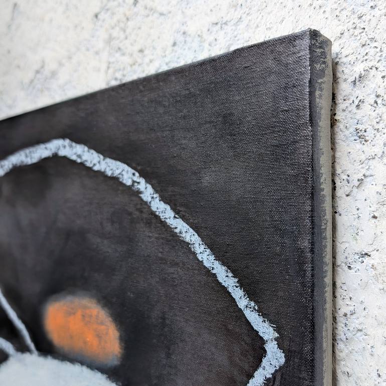 Original Abstract Expressionism Abstract Painting by Rina Ota