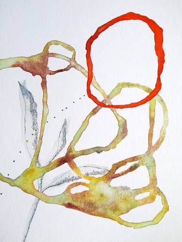 Original Abstract Expressionism Abstract Paintings by Rina Ota