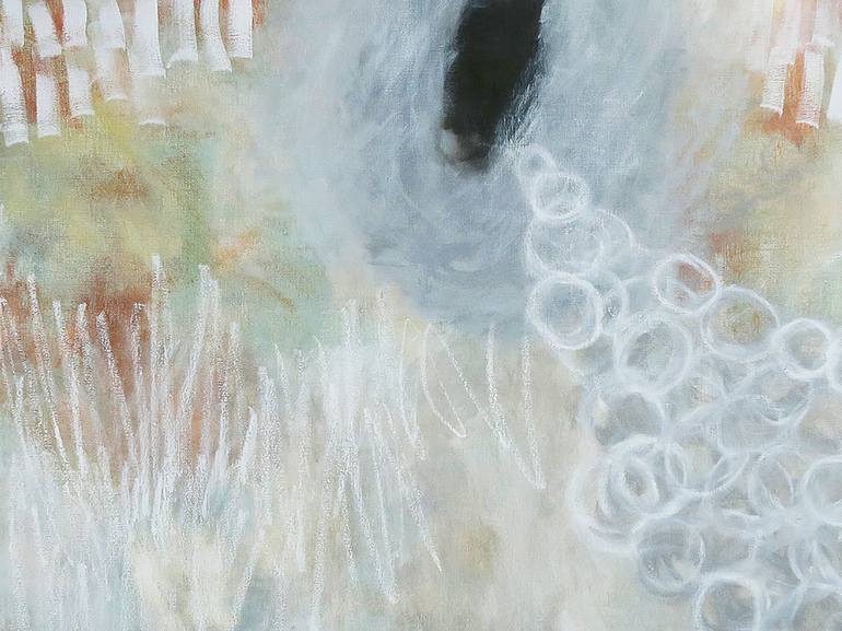 Original Abstract Expressionism Abstract Painting by Rina Ota