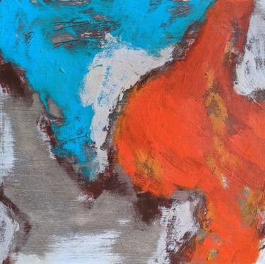 Original Abstract Expressionism Abstract Paintings by Rina Ota
