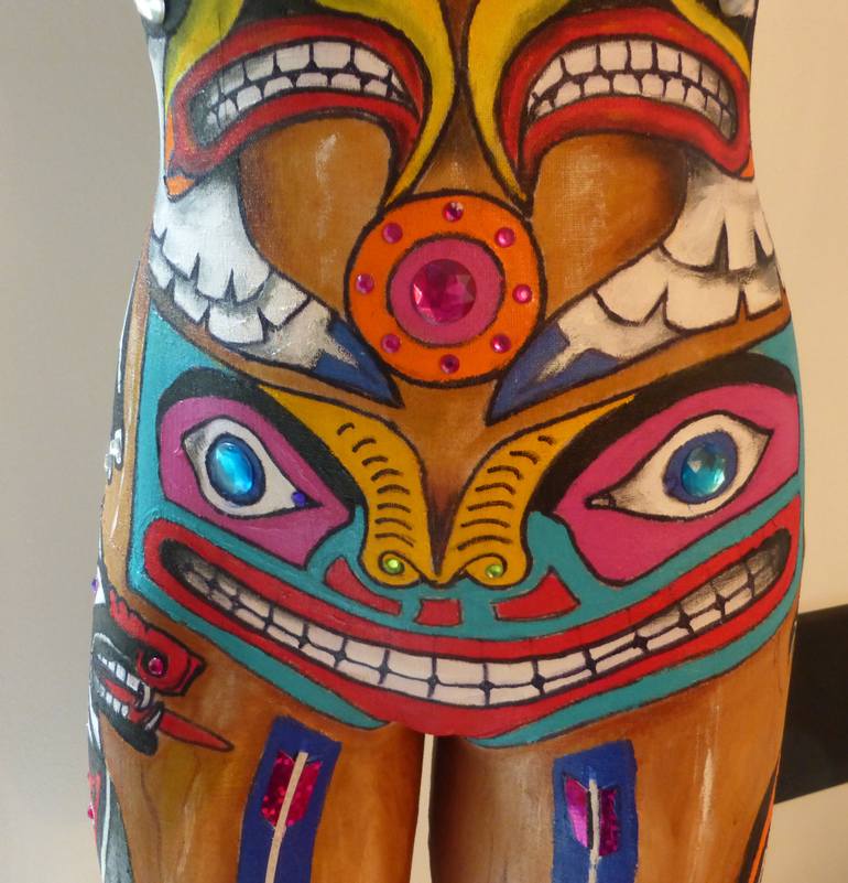 Original Expressionism Body Sculpture by Rudy Ramirez