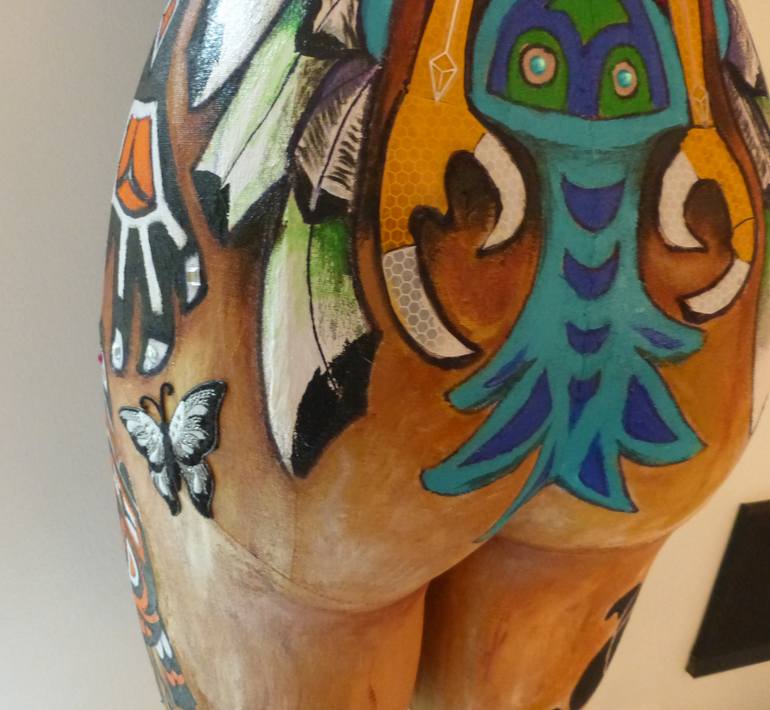 Original Expressionism Body Sculpture by Rudy Ramirez