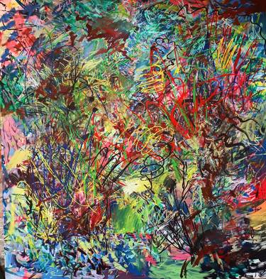 Original Conceptual Abstract Painting by Ion Ion