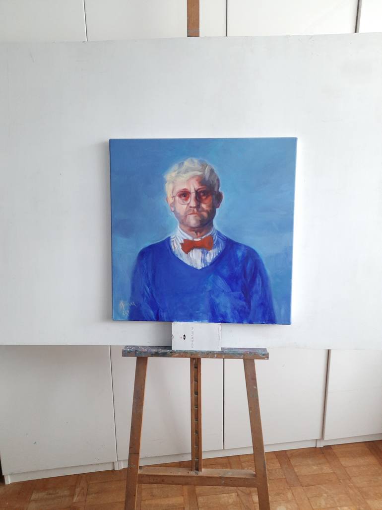 Original Figurative People Painting by Aleksandra Dorothy Milczarek