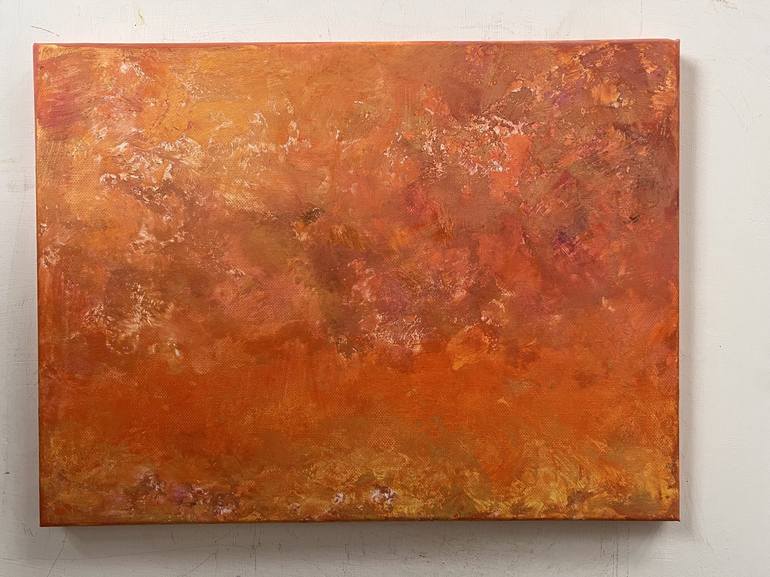 Original Abstract Expressionism Abstract Painting by Aase Birkhaug ICA
