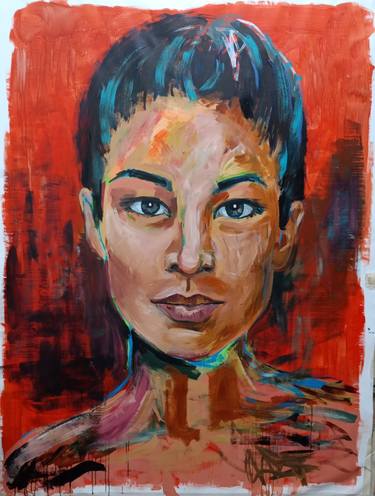 Original Pop Art People Paintings by Alessia Cors